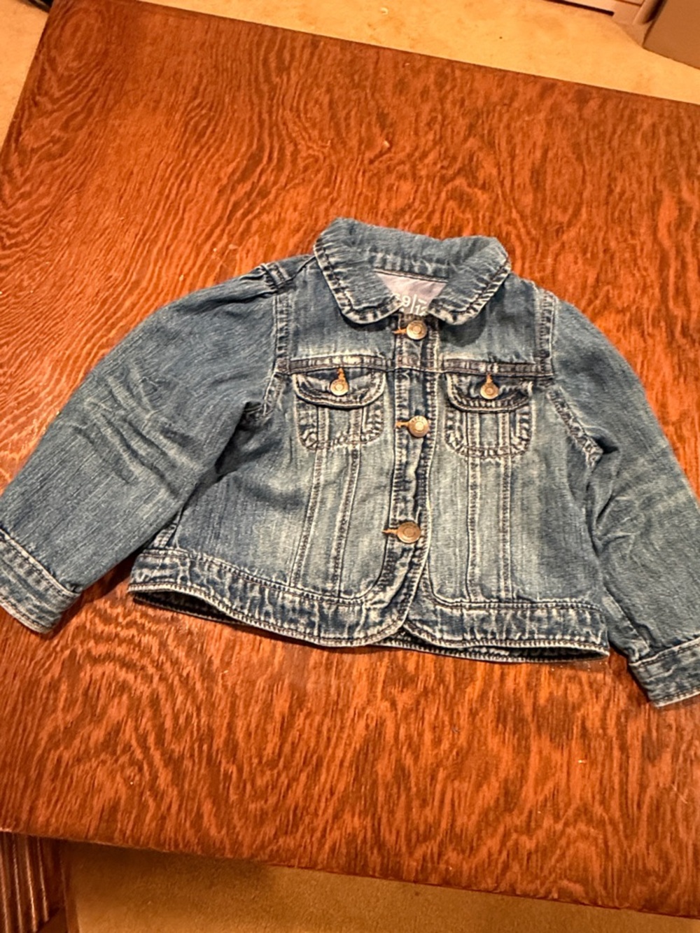 GAP Kids Medium Wash Blue Denim Jacket